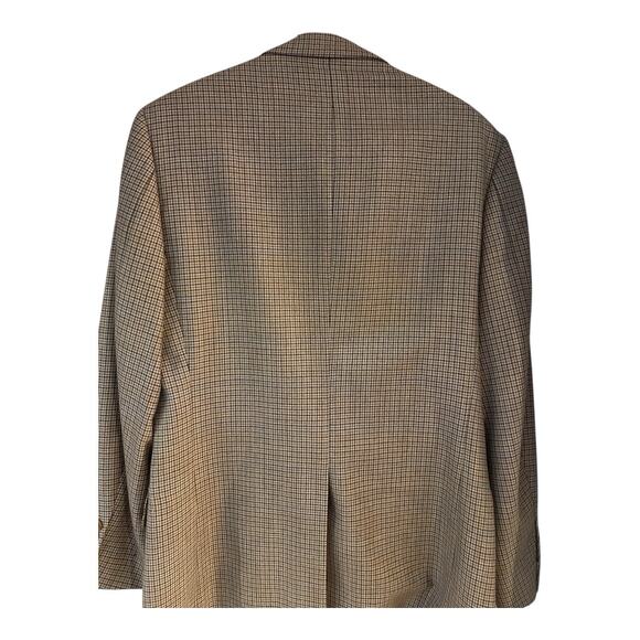 Brooks Brothers Made in Italy Houndstooth Tweed Wool 2Btn Blazer Jacket Sz. 39R - Picture 7 of 16